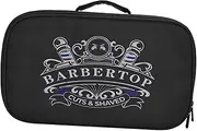 Eigell Hairdresser Bag Barber Supplies Bag with Portable Handle Professional Beauty Salon Tool Case Handbag for Combs Shears, Style A, L
