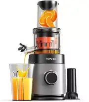 Cold Press Juicer, Slow Masticating Machines with Feed Chute Fit Fruits Veget...
