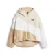 Puma 外套 Big Cat Sherpa 女款 毛絨絨 寬版 前短後圓弧 吳卓源 著用款 米白 67537087