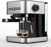 220V Automatic Espresso Coffee Machine, 15Bar Built-in Milk Frother Coffee Makers 950W Cappuccino Machine Adjustable Steam Nozzle
