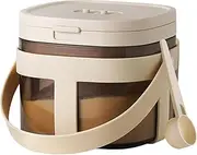 Milk Powder Dispenser - 800ml Airtight Grain Storage Sealed Box,Sealed Formula Holder Large Capacity Kitchen Organizer for Flour Pasta Cereal