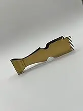 Professional Maqqash| Manqat | Manqash | Maamoul | Pastry Tongs | Dough Scraper Press | Baking Crimper Tool for Decorating and Sealing Shakarbura, Maamul, and Pie Crusts | 11 Teeth