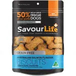 SavourLife Australian Grain Free Salmon Biscuits Dog Treats - 425g
