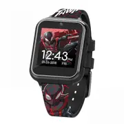 Marvel Miles Morales Spider-Man Accutime Interactive Kids Watch Black