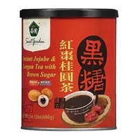 在飛比找樂天市場購物網優惠-黑糖紅棗桂圓茶 (400g/罐 )(粉粒)- 薌園