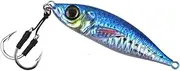 Fishing Striper Lures baits Kit, 1Pc/2Pcs 80g -200g Vertical Metal Slow Jig with Assist Hook Fishing Lure(Model 3,150g 1PC)