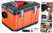 8 KW Max Portable Diesel Air Heater, All in One 8KW Buletooth Black Orange