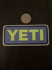 New Yeti Coolers Blue Green Sticker Hydroflask Car Decal