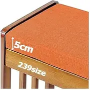 Garden Bench Swing Cushions 3 2 1 Seater Cushion Patio Seat Long Outdoor Indoor Foam Chair Pads Padded Mat Home Furniture Replacement for Round Square Rectangular(Orange,Round 65 cm)