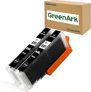 GreenArk Compatible Canon 680 681 Ink Cartridge Replacement CLI-681XXL for Canon PIXMA TR7560 TR8560 TS6160 TS6260 TS8160 TS8260 TS9160 TS9560 TS706 Printer (2 Black)