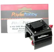 Powerhobby 1/10 Aluminum Brushless Motor Cooling Fan Black : Hpi E-Firestorm