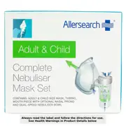 Allersearch Complete Nebuliser Mask Set