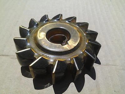 HSS Side & Face Milling Slotted Cutter - 3 1/2" x 3/4" x 1" straight 14T TEC AUS