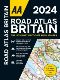 在飛比找博客來優惠-AA Road Atlas Britain 2024 Spi