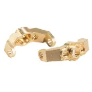 Left & Right Brass Caster Blocks C-Hub Kit for Traxxas TRX4M 1/18 RC Crawler f