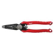 Milwaukee 9 in. 7-in-1 High Leverage Combination Wire Stripper/Cutter Pliers