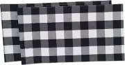 C&F Home 13X72 Runner, Franklin Black Table Runner Black