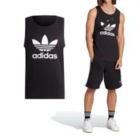 在飛比找蝦皮商城優惠-Adidas TREFOIL TANK 男 黑 運動背心 慢