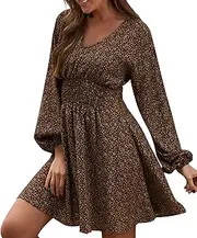 [Generic] Chiffon Dresses for Women Plus Size - Party Dresses for Women Elegant Midi - Mini Dresses for Women Sexy Dresses Summer Polka Dot Sexy V Neck Dress Backless Short Dresses Evening