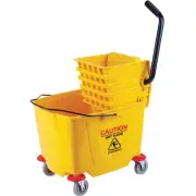 38 Qt. Down Press PVC Mop Bucket & Wringer HHMB36L SIM Supply, Inc. HHMB36L