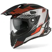 Airoh Commander Boost Motocross Helmet, black-orange, Size 2XL for Men Black Orange