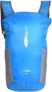 Ultra-Light Backpack Portable Cycling Hiking Bag 15L Large Capaci Travel Daypack for Men & Women Blue One Size