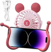 Rechargeable Stroller Fan,Rechargeable Cradle Fan - Octopus Design Rechargeable Camping Fan,Portable Electric Personal Quiet Handheld Tripod Clip Fan