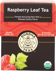 Organic Herbal Tea Bags, 18 Piece (Raspberry Leaf Tea)