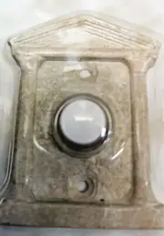 DESERT STONE Temple ANGELO Doorbell PUSH BUTTON LIGHTED ARTWORKS NEW 76421