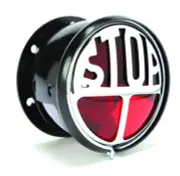 Replica Miller 'STOP' Rear Tail Light Classic Custom Motorcycle or Car