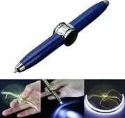 Pen, Fidget Spinner Pen with LED Light, Writing Tool Practical Fidget Pen Lighted Tip Pen Ballpoint Pen for Lighting for Writing in The Dark