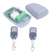 12V-24V 36V 48V Secure Wireless Remote Control Relay 2X Remote Control 315MHz