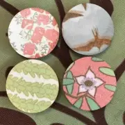 Made in Maui laser cut wood magnets Set of 4