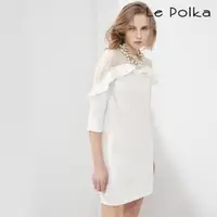 在飛比找momo購物網優惠-【Le Polka】氣質名媛款直筒洋裝-女