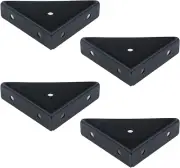 Dnyta 90 Degree Bracket Heavy Duty, 4 Pack Triangle Shelf Brackets Metal Wall Mo