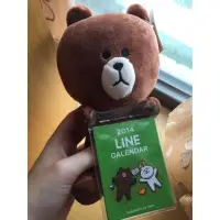 在飛比找蝦皮購物優惠-line 熊大娃娃 熊大月曆 娃娃 熊大 line frie