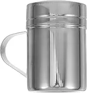 Stainless Steel Dusting Can Fine Mesh Lid Sifter Powdered Sugar Shaker Dispenser Flour Shaker for Kitchen