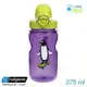 【全家遊戶外】㊣Nalgene 美國 OTF兒童水壺375cc 企鵝-紫色/綠蜥 1263-0008/塑膠隨身水瓶/水杯/罐/健康無毒/運動水壺