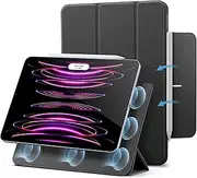 ESR for iPad Pro 12.9 Case (2022/2021/2020, 6th/5th/4th Gen), iPad Air 13 inch Case 2025/2024, Convenient Magnetic Attachment, 2-Way Stand, Full Pencil 2 Support, Rebound Magnetic Cover, Black