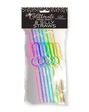 Glitterati Silly Penis Straws