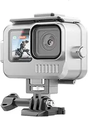 KETOPKIN Aluminum Alloy Waterproof Case for GoPro Hero13/Hero12/Hero11/Hero10/Hero9 Black,40M/131FT Underwater Diving Housing Protective Shell for Hero13/12/11/10/9 Black Camera Accessories
