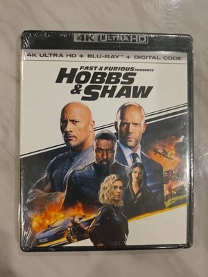 Fast &Furious Presents Hobbs &Shaw 4K UHD Blu-ray Dwayne Johnson 4k Sealed