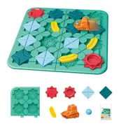 Kids Toy STEM Board Game Logic Road Builder Brain Teasers Puzzles