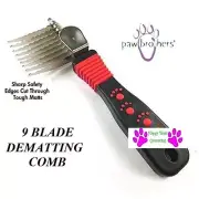 Pet GROOMING CAT DOG Mat Breaker PRO DEMATTING TOOL COMB Rake Razor MatBreaker
