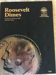 Whitman Coin Folder Roosevelt Dime #1939