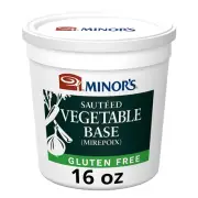 Minors Sauteed Vegetable Base, 16 Oz, Vegetarian, Gluten-Free, No MSG, Soup Brot