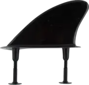 Block California Soft Board Tri-Fin Set Black Surfboard FIN - 3PCS SET