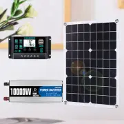 10000W Power Inverter Solar Generator With 200W Solar Panel Home Complete KitsYJ