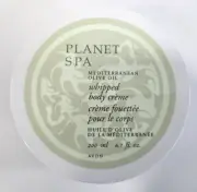 Avon Planet Spa Whipped Body Creme Mediterranean Olive Oil 6.7 Oz New Old Stock