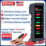 NEW 12V Battery Tester Car Diagnostic Tool Scanner Load Analyzer for Ferrari (for: Ferrari)